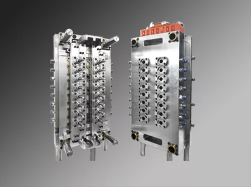 16-cavity cosmetic preform mold